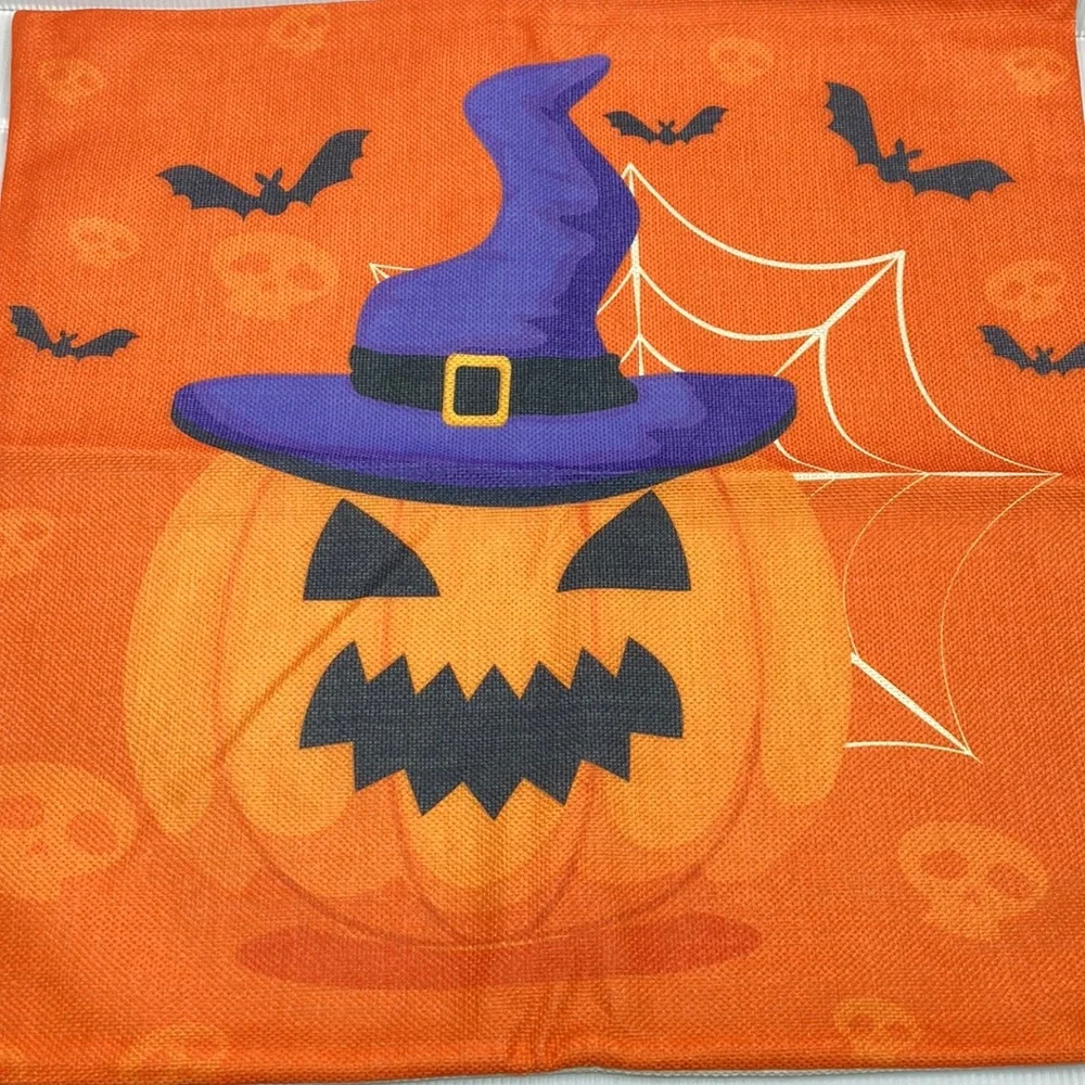 Halloween Themed Pillow Set of 4 Covers
